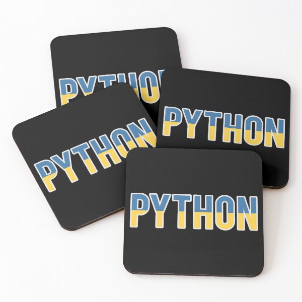 Item preview, Python - Blue/Yellow Computer Programmer Design designed and sold by geeksta.
