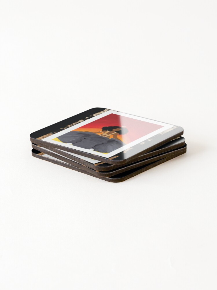 Thumbnail 4 of 5, Coasters (Set of 4), Queen Riding an Elephant designed and sold by bjoyousgraphics.