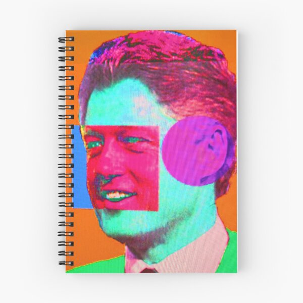 Artikelvorschau, Präsident Bill Clinton-Orange entworfen und verkauft von GEOMETRIC ART   .