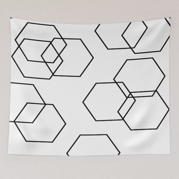 Item preview, Abstract Hexagon pattern  designed and sold by Isha Dibua.