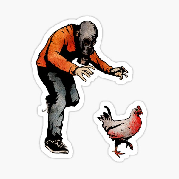 LEROY GEGEN DAS BÖSE ZOMBIE-HÜHNCHEN! Sticker