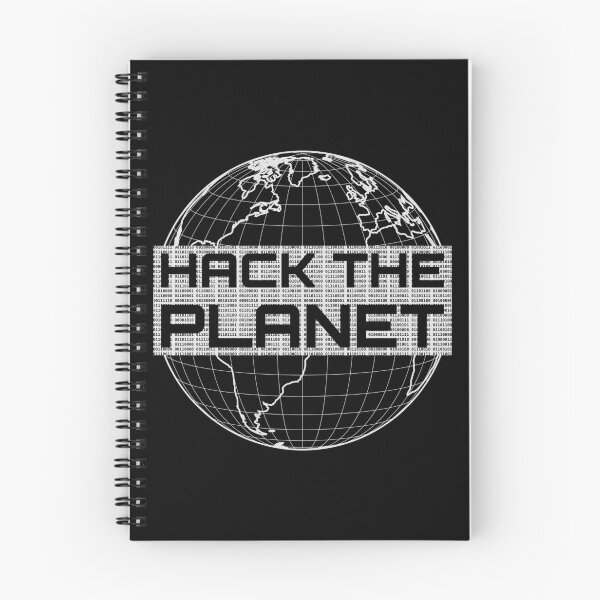 Item preview, Hack the Planet - Light Gray Globe Design for Computer Hackers designed and sold by geeksta.