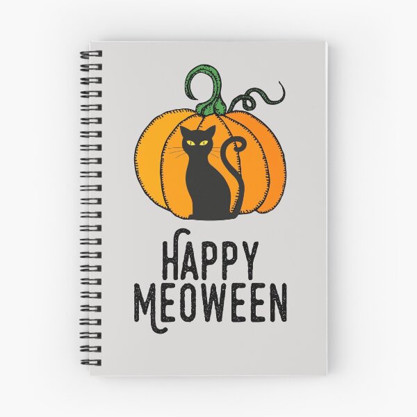Item preview, Happy Meoween – Halloween Pumpkin Cat  designed and sold by HighBrowDesigns.