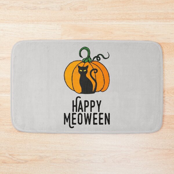 Item preview, Happy Meoween – Halloween Pumpkin Cat  designed and sold by HighBrowDesigns.