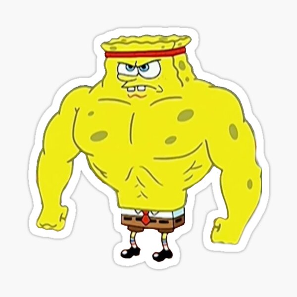 Pegatina Bob Esponja Hombre De Las Cavernas Meme De H vrogue.co