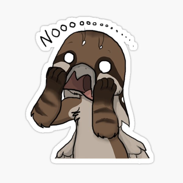 Noooo Gryphon Sticker