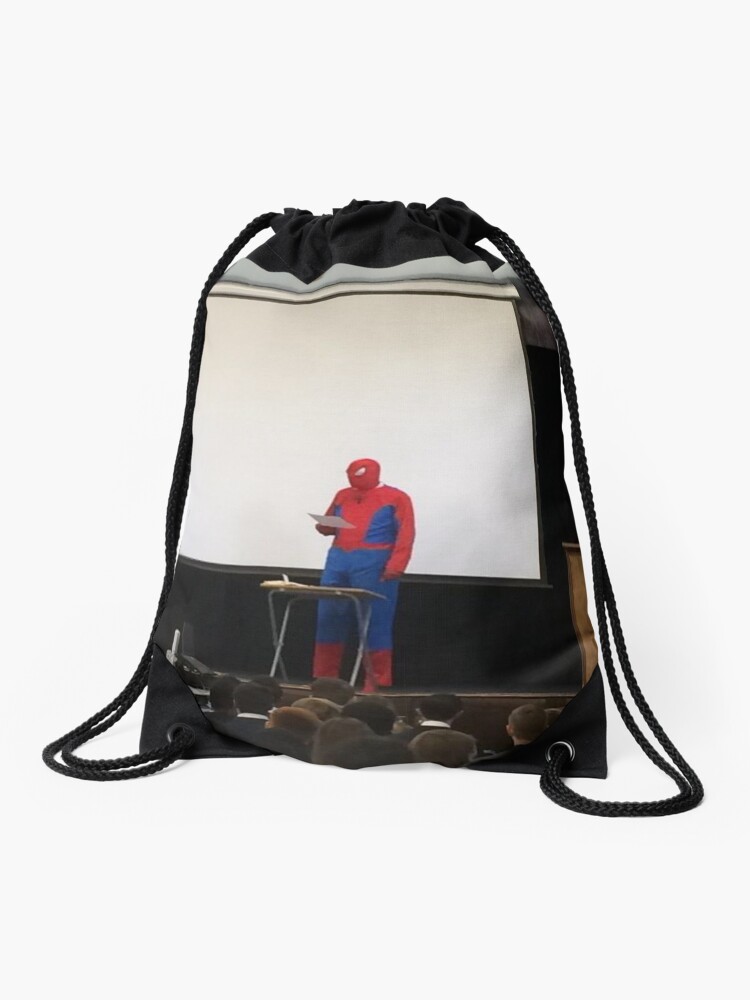 spiderman drawstring backpack