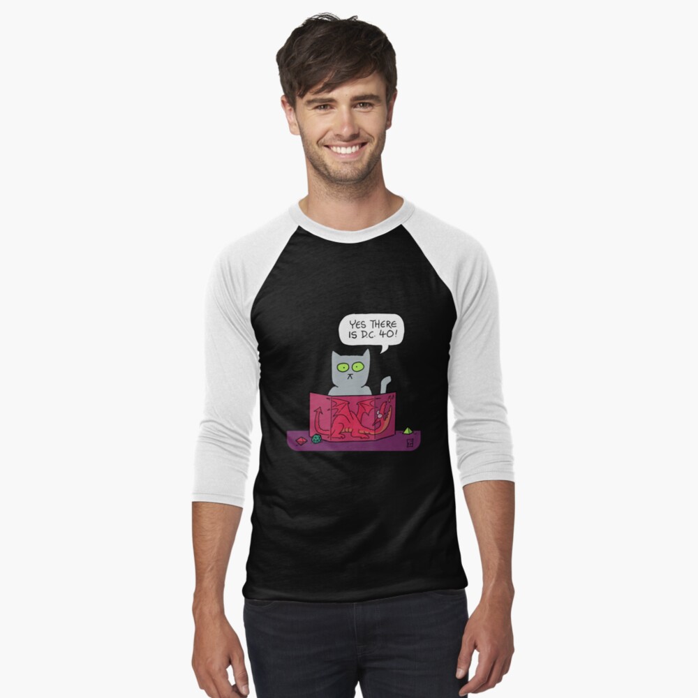 Item preview, Baseball ¾ Sleeve T-Shirt designed and sold by MrChuckles.