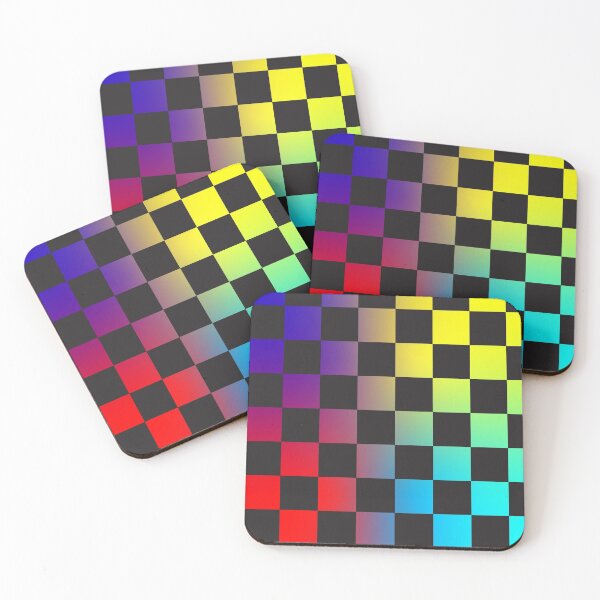 Item preview, Funky Retro Mutlicolored Checkerboard Pattern designed and sold by Bill Shearer.