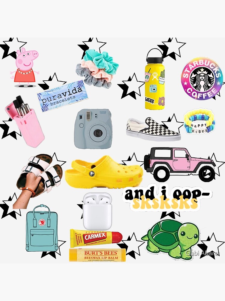 "vsco girl pack" Throw Pillow by gabbya11 Redbubble