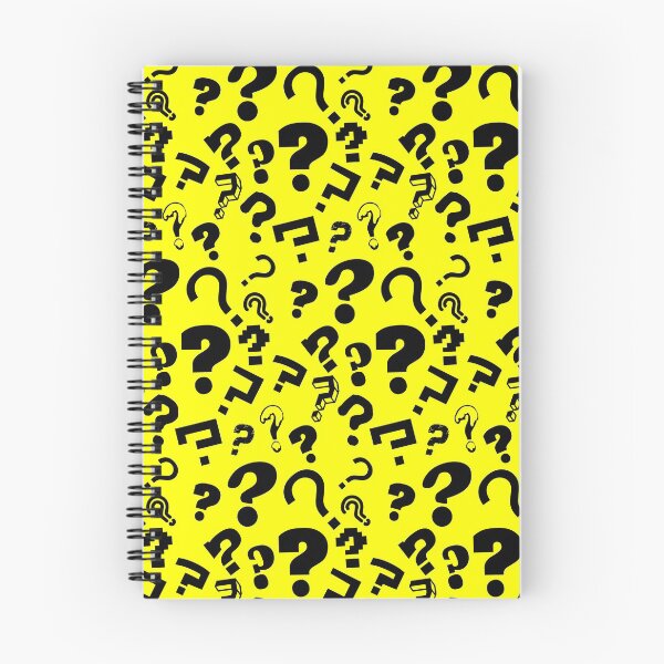 Item preview, IDK What The Question Mark Yellow & Black Pattern designed and sold by Bill Shearer.