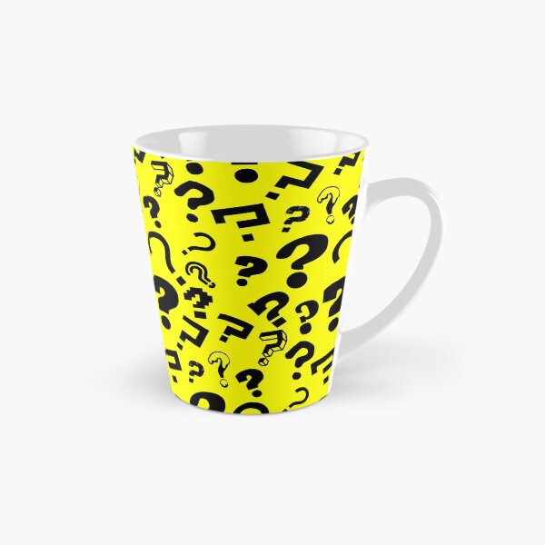 Item preview, IDK What The Question Mark Yellow & Black Pattern designed and sold by Bill Shearer.