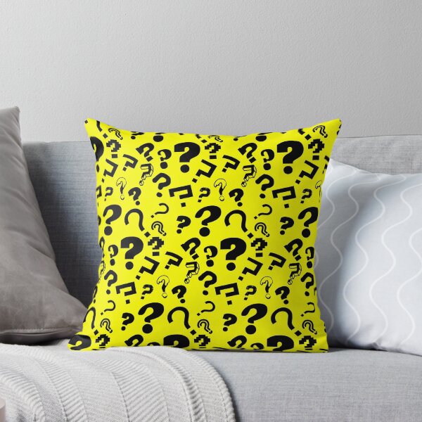 Item preview, IDK What The Question Mark Yellow & Black Pattern designed and sold by Bill Shearer.