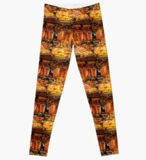 Spain. Catalonia. Barcelona. Market "La Boqueria". Fruits, Vegetables and Spices. Leggings