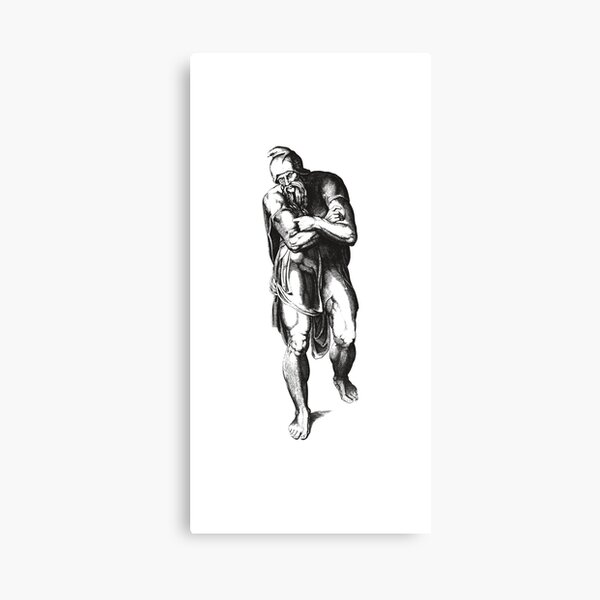 Item preview, Striding Man Nicolaus Beatrizet after Michelangelo designed and sold by elforzi.