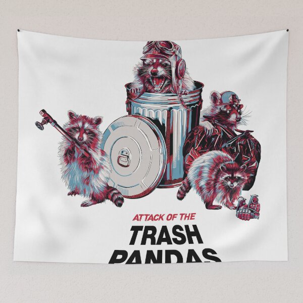 Item preview, Attack of the trash pandas designed and sold by Goldskee.