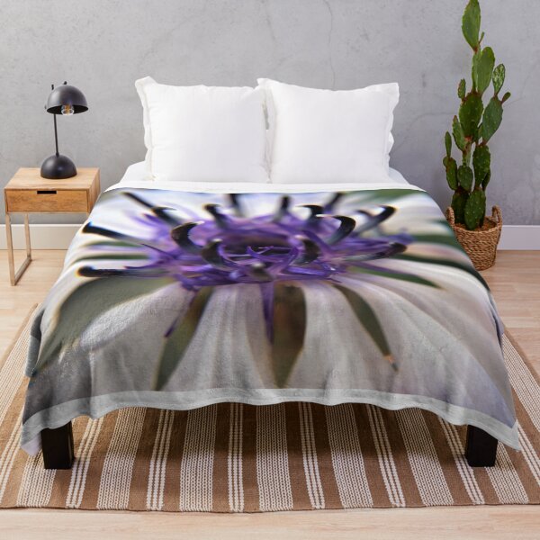 Item preview, Blue violet center of white flower designed and sold by JanineEK.