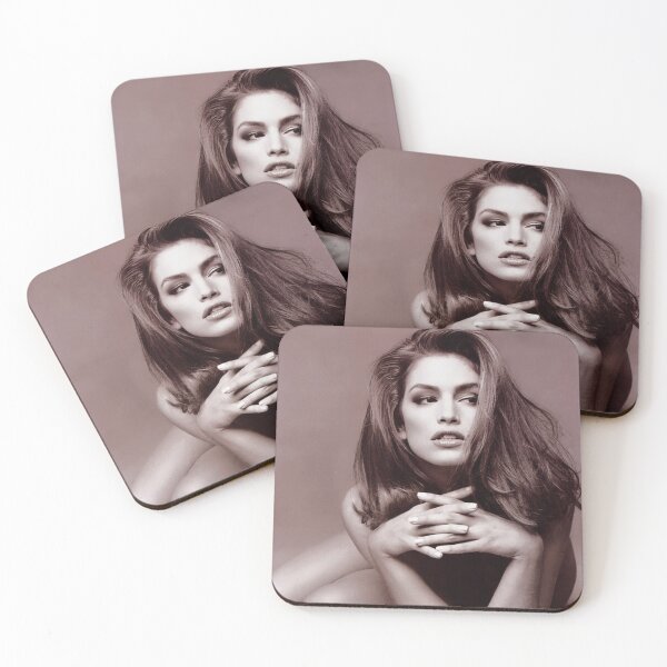 Cindy Crawford : Black and White Coasters (Set of 4)