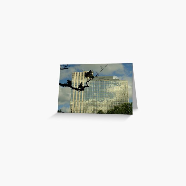 Transparent building Greeting Card
