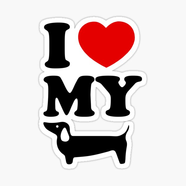 Item preview, I love my WEENIE! designed and sold by Alli Well.
