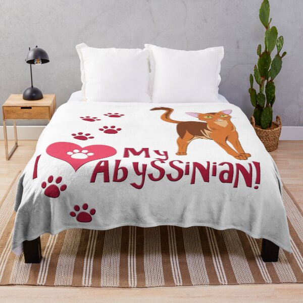 Item preview, I Love My Abyssinian! designed and sold by TheKohakuDragon.