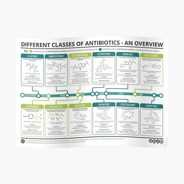 Guide to Antibiotics Poster