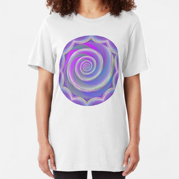 Cotton Candy Swirl Slim Fit T-Shirt