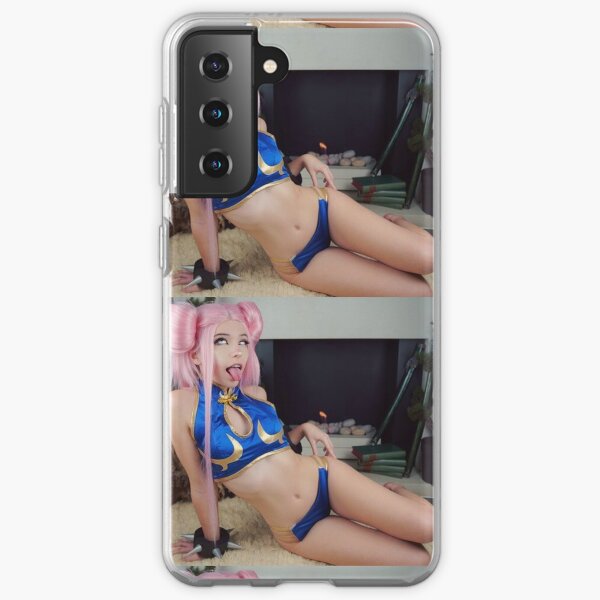 belle delphine as chun li Samsung Galaxy Soft Case