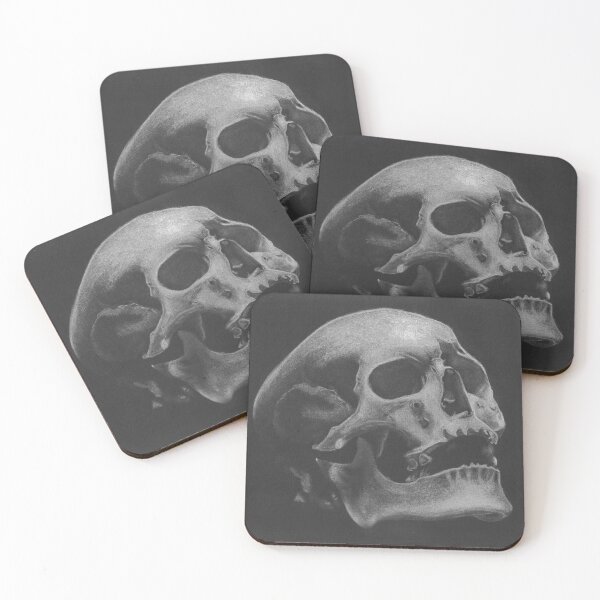 Item preview, B&W Chalk Skull designed and sold by Zachary Smithhart.