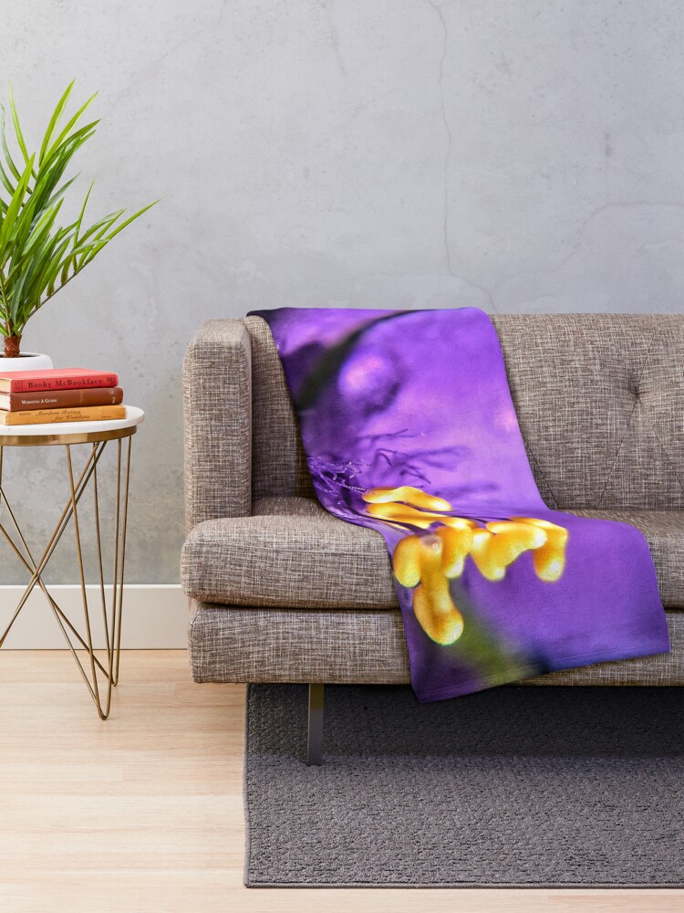 Purple and 2025 gold blanket