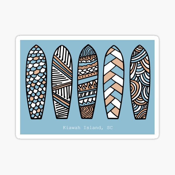 Wholesale surfboard decals stickers For Easy Decorative Displays 