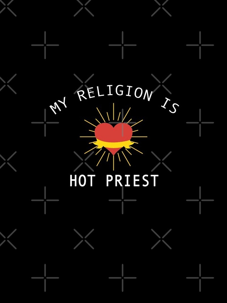 Imagen 4 de 4, Funda de iPhone con la obra Mi religión es el sacerdote ardiente | Regalo de Fleabag | Sagrado Corazón, diseñada y vendida por Nada18.