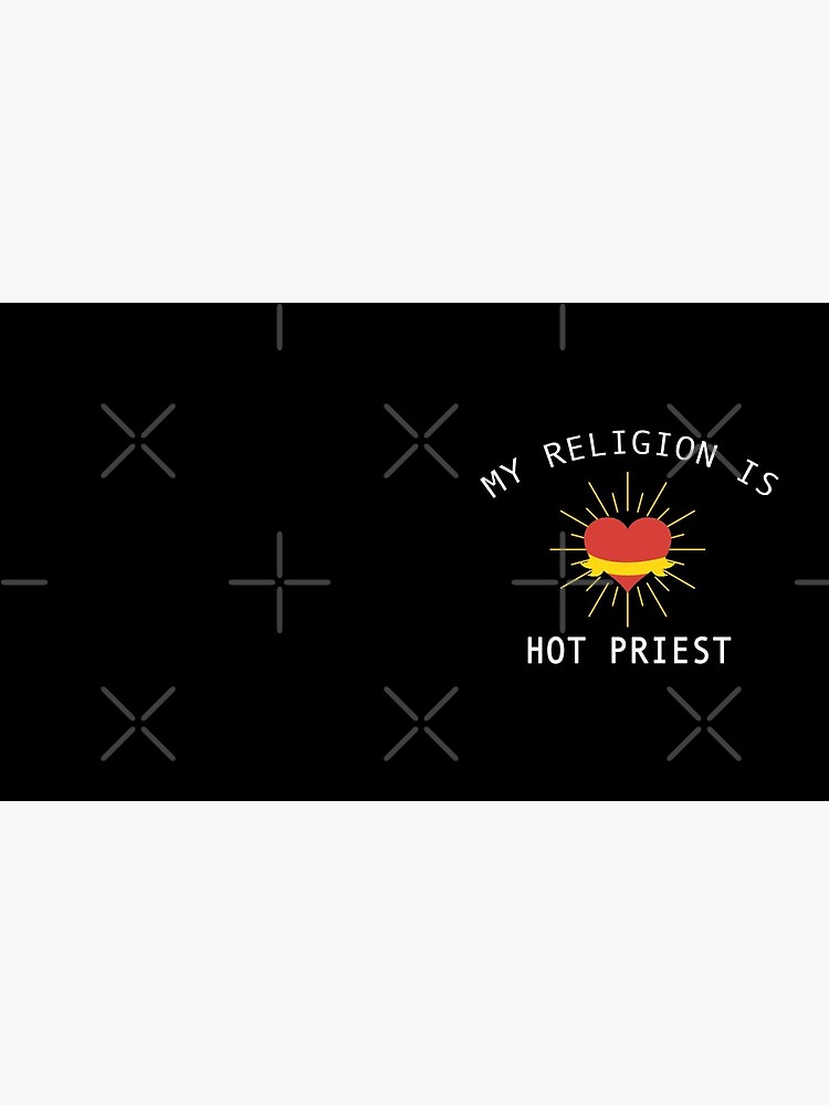 Imagen 6 de 6, Taza de café con la obra Mi religión es el sacerdote ardiente | Regalo de Fleabag | Sagrado Corazón, diseñada y vendida por Nada18.