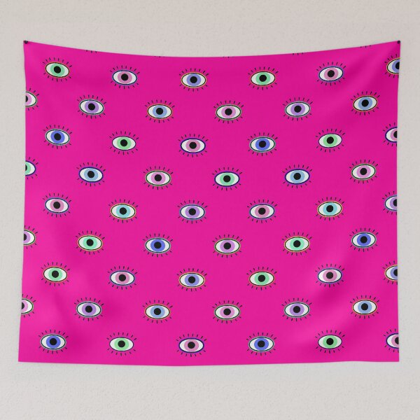 Item preview, Vibrant Eyes On Pink designed and sold by grinningskull.