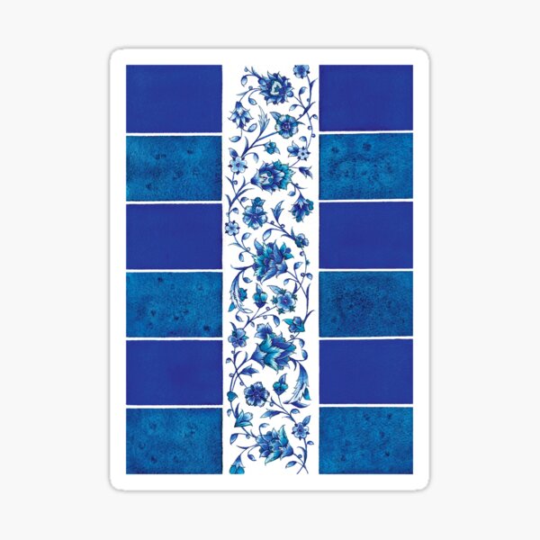 Bit Of Blue Stickers Redbubble - blue 8 bit viking texture roblox