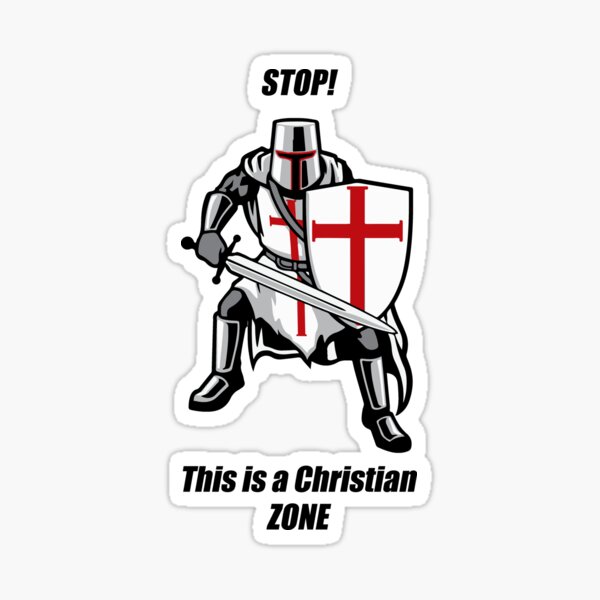 Christian Zone Sticker