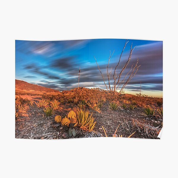 Clouds over Lost Dog Trail Poster