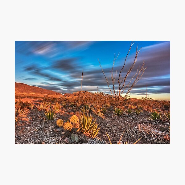 Clouds over Lost Dog Trail Photographic Print