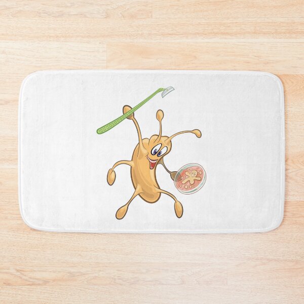 Item preview, Cute Microbiology Cartoon - Bacteria Microbe holding Cell Scraper and Petri Dish Plate with Cell Culture designed and sold by Zit-Zat-Zot.