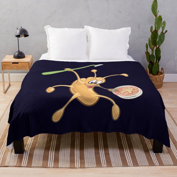 Item preview, Cute Microbiology Cartoon - Bacteria Microbe holding Cell Scraper and Petri Dish Plate with Cell Culture designed and sold by Zit-Zat-Zot.