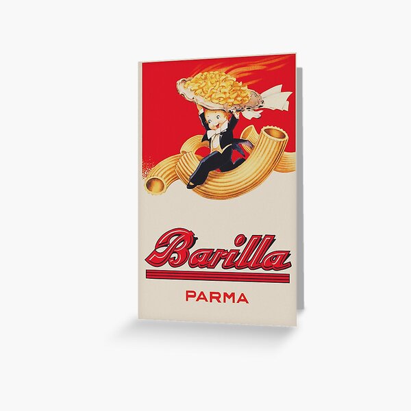 Aperçu de l'œuvre Affiche de publicité de pâtes alimentaires Vintage, décor de cuisine créée et vendue par vintagevivian.