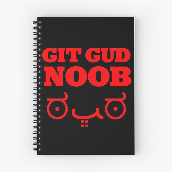 Item preview, Funny Video Gamer Git Gud Noob Evil Face Emoticon Design designed and sold by Bill Shearer.
