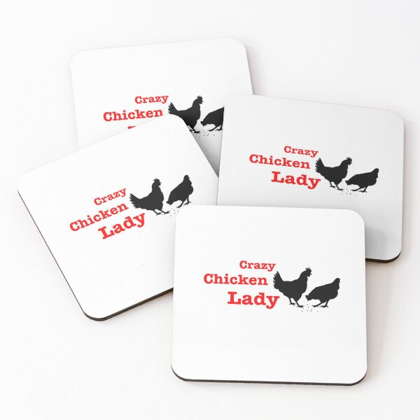 Item preview, Crazy Chicken Lady designed and sold by CatGetsTheBird.