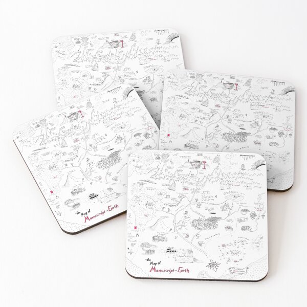 Item preview, The Map of Manuscript Earth: Expansion Pack designed and sold by redpenblackpen.