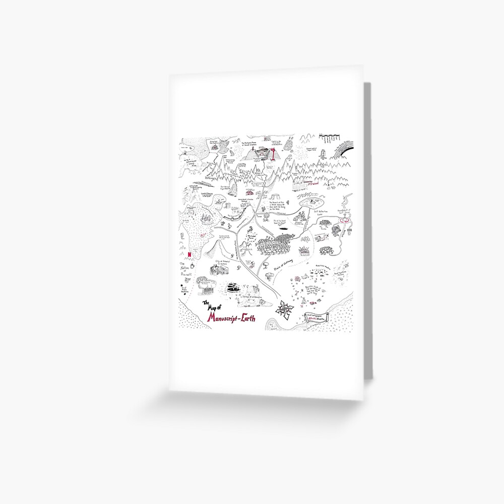 Item preview, Greeting Card designed and sold by redpenblackpen.