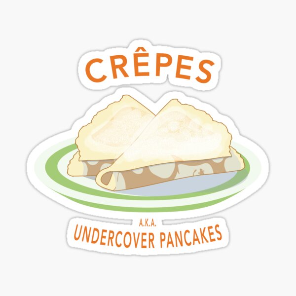 Item preview, Crepes a.k.a. Undercover Pancakes designed and sold by AngelaC42.
