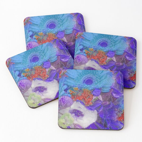 Item preview, Blue Violet Icing Flowers by Elise dEntremont designed and sold by omgway2cute.