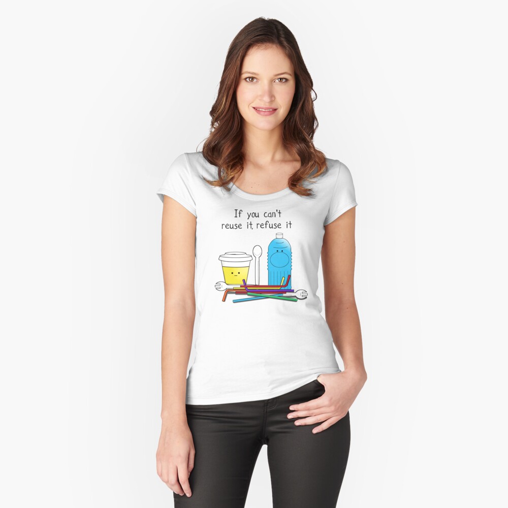 Item preview, Fitted Scoop T-Shirt designed and sold by Byrnsey.