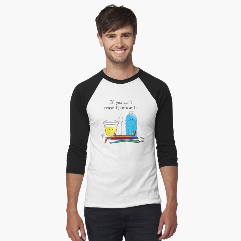 Item preview, Baseball ¾ Sleeve T-Shirt designed and sold by Byrnsey.