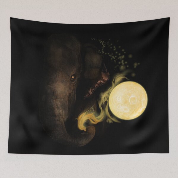 Item preview, Yellow Moon designed and sold by AK-Hevonen.